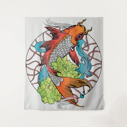 Karp Mandala Wandkleed (Voorkant)