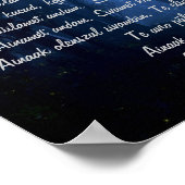 Karpaten — Rituele woorden Poster (Hoek)