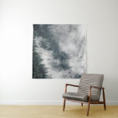 Karpatenbergen in de wolken, mist in het mou wandkleed (In Situ (horizontaal))