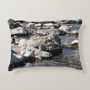 Karpateren Berg Rivier - Roemenië Natuurprint Accent Kussen