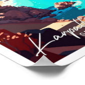 Karpathos Griekenland Reizen  Illustratie Poster (Hoek)