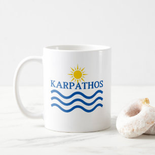 KARPATHOS Griekenland, Zonnegolven Koffiemok