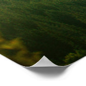 Karpatische bergen zomerlandschap op zonsondergang poster (Hoek)