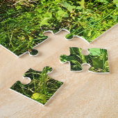 Karpatische Groene Weide – Roemeense Bergprint Legpuzzel (Zijkant)