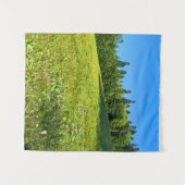 Karpatische Groene Weide – Roemeense Bergprint Wandkleed (Voorkant (horizontaal))