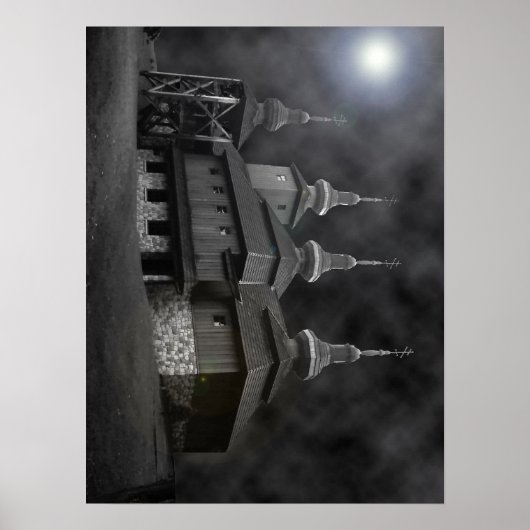 Karpatische kerk poster (Voorkant)