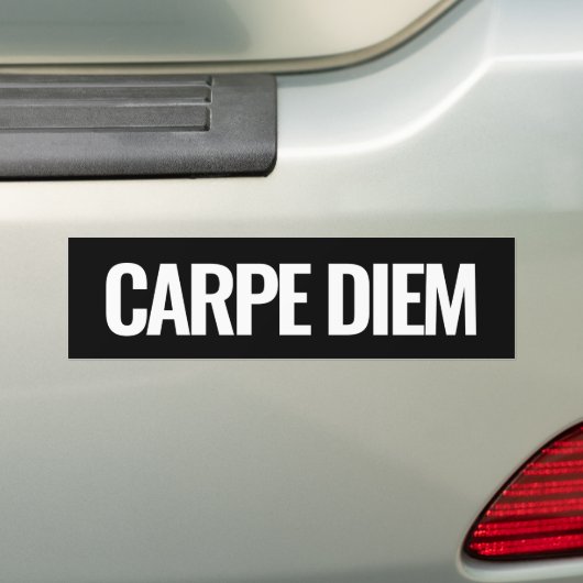 Karpe Diem autobumpersticker Bumpersticker (Op auto)