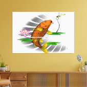 karper canvas afdruk (Insitu (Woonkamer))