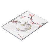 karper koi vis natuur landschap uitzicht schemerst notitieboek (Linkerzijde)