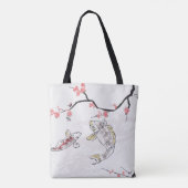 karper koi vis natuur landschap uitzicht schemerst tote bag (Achterkant)