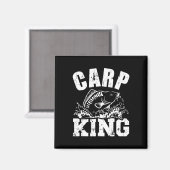Karper Koning Visserij Magneet (Voorkant / Achterkant)