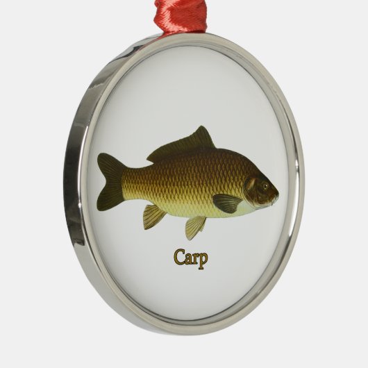 karper metalen ornament (Rechts)