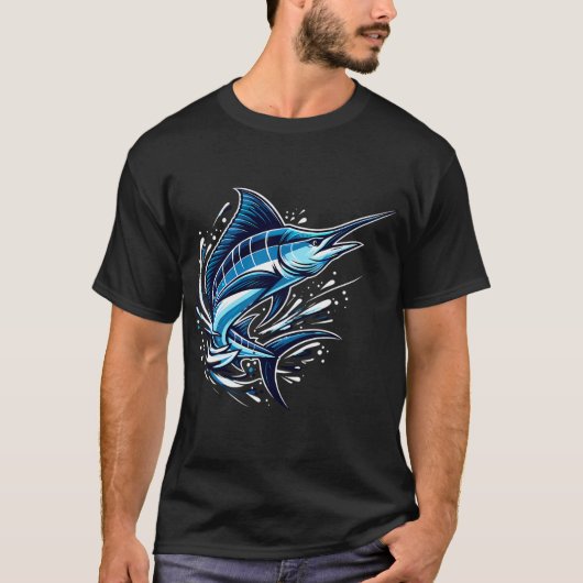 Karper op grove visquote t-shirt (Voorkant)