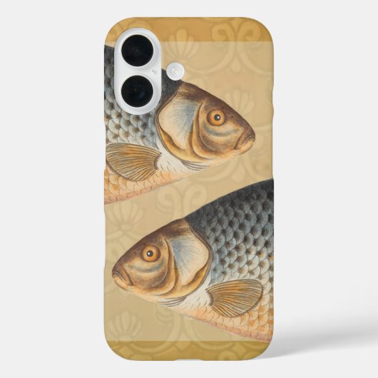 Karper vissen schilderen zoetwater tekening Case-Mate iPhone case (Achterkant)
