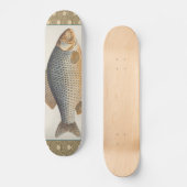 Karper vissen schilderen zoetwater tekening skateboard (Voorkant)