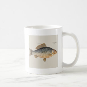 Karper vissen vissen schilderij zoetwater tekening koffiemok