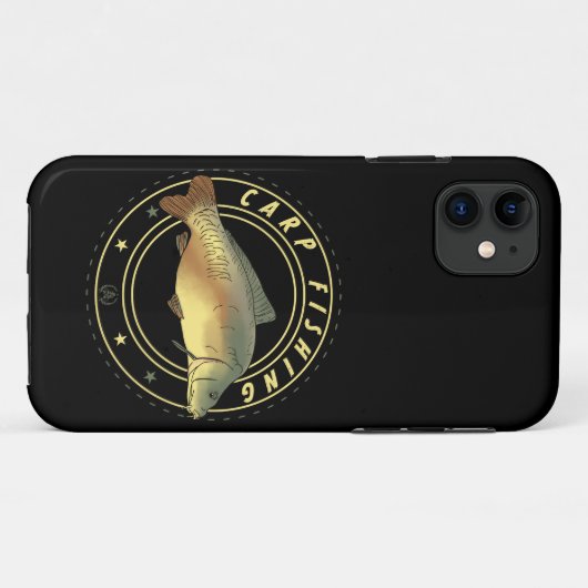 Karper Visser Angler Karper Gevist Lover Case-Mate iPhone Case (Achterkant (horizontaal))