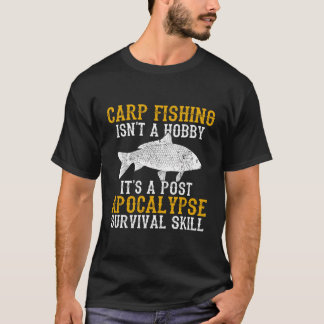 Karper Vist Overlevende Fisher Fisherman Gift T-shirt