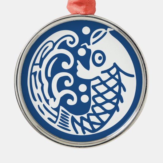 Karpergolf Metalen Ornament (Voorkant)