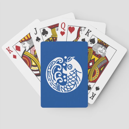 Karpers en golf pokerkaarten (Achterkant)