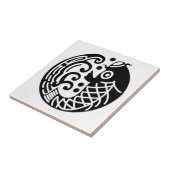 Karpers en golf tegeltje (Zijkant)