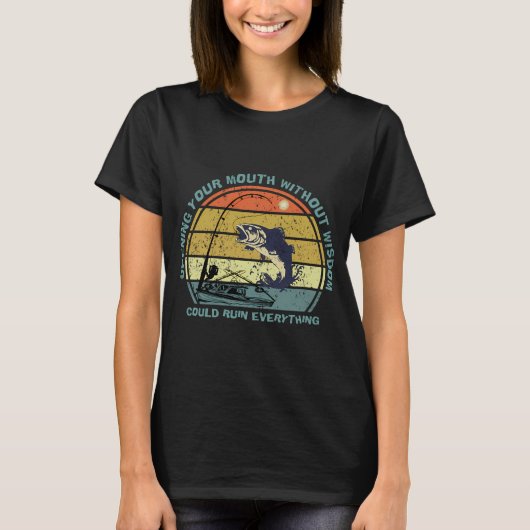 Karpervis zegt grappig t-shirt (Voorkant)