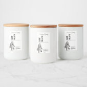Karpervisfilets Productlabel Voedselcontainer Etiket (Flessen)