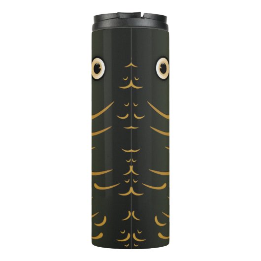 Karpervissen, vissen thermosbeker (Achterkant)