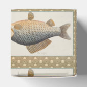 Karpervisvisserij schilderij zoetwater bedankdoosjes (Bovenkant)