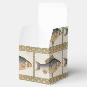 Karpervisvisserij schilderij zoetwater bedankdoosjes (Geopend)