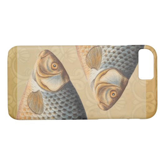 Karpervisvisserij schilderij zoetwater Case-Mate iPhone case (Achterkant (Horizontaal))