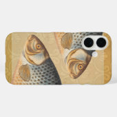 Karpervisvisserij schilderij zoetwater Case-Mate iPhone case (Achterkant (horizontaal))