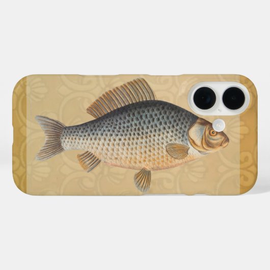 Karpervisvisserij schilderij zoetwater Case-Mate iPhone case (Achterkant (horizontaal))