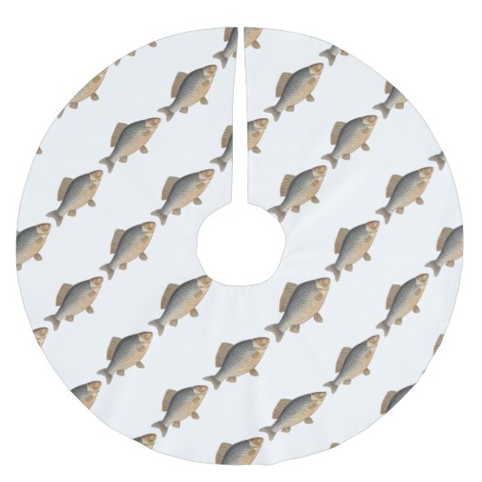 Karpervisvisserij schilderij zoetwater kerstboom rok (Voorkant)