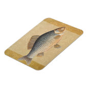 Karpervisvisserij schilderij zoetwater magneet (Linkerzijde)