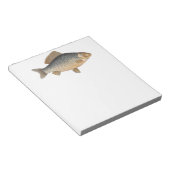 Karpervisvisserij schilderij zoetwater notitieblok (Schuin)