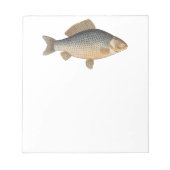 Karpervisvisserij schilderij zoetwater notitieblok (Voorkant)