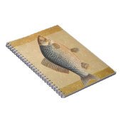 Karpervisvisserij schilderij zoetwater notitieboek (Rechterzijde)