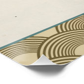 Karpervisvisserij schilderij zoetwater perfect poster (Hoek)