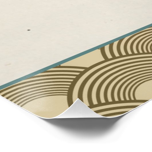 Karpervisvisserij schilderij zoetwater perfect poster (Hoek)