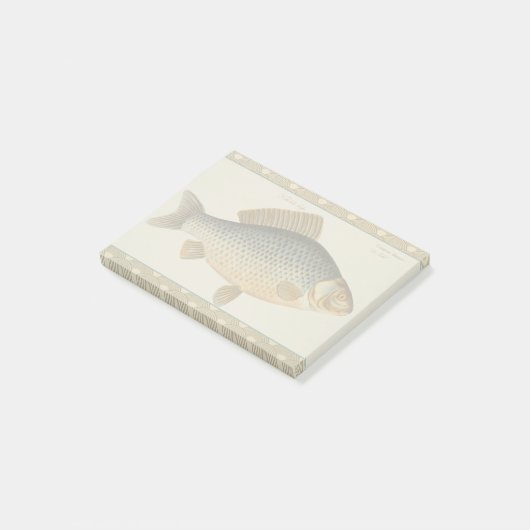 Karpervisvisserij schilderij zoetwater post-it® notes (Schuin)