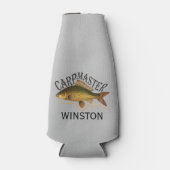 Karpmaster Gevist met naam Flesjeskoeler (Voorkant)