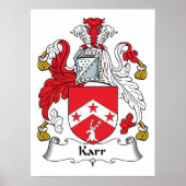 Karr Family Crest Poster (Voorkant)