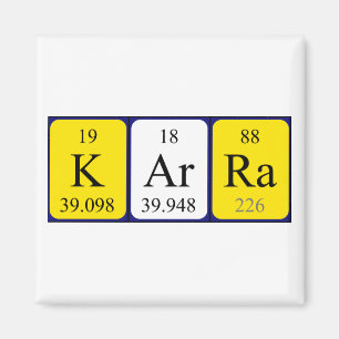 Karra periodiek table name magnet