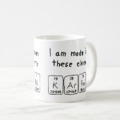 Karren Periodieke Naam mok (Voorkant rechts)