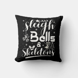 Karrengeluiden & skeletten dansen grappige kerst kussen