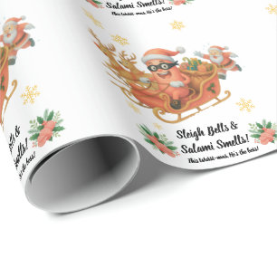 Karrensporen & Salami Geuren! Cadeaupapier