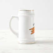 Karrot cartoon illustratie bierpul (Links)