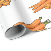 Karrot cartoon illustratie cadeaupapier (Rol Hoek)