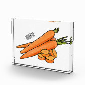 Karrot cartoon illustratie fotoblokken (Rechts)